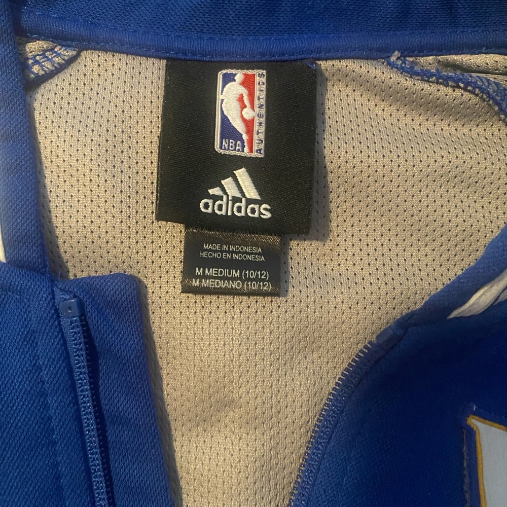 Adidas Royal Blue NBA Zip-Up Jacket